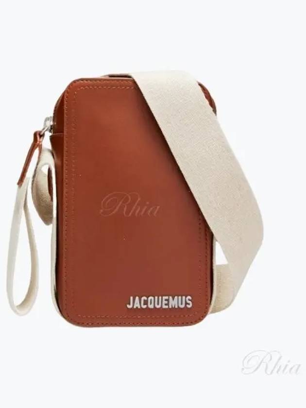 Le Cuerda Vertical Grosgrain Cross Bag Brown - JACQUEMUS - BALAAN 2