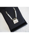 CC Handbag Logo Pearl Necklace Pendant Choker ABD331 - CHANEL - BALAAN 10