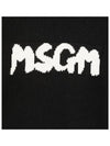 Kids Logo Cotton Jacquard Sweater Black - MSGM - BALAAN 2