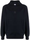 Cotton Blend Metropolis Hoodie Navy - CP COMPANY - BALAAN 1