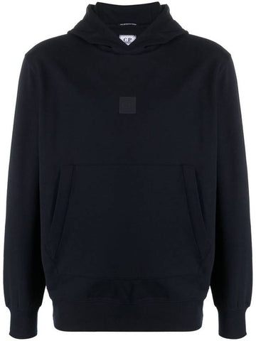 Cotton Blend Metropolis Hoodie Navy - CP COMPANY - BALAAN 1