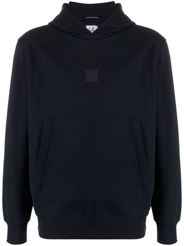 Cotton Blend Metropolis Hoodie Navy - CP COMPANY - BALAAN 1