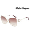 Ferragamo Sunglasses SF296SR 703 Cat s Eye Metal Women - SALVATORE FERRAGAMO - BALAAN 2