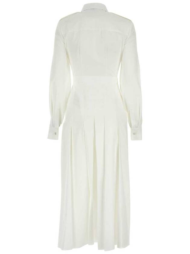 Shirt Long Dress White - ALEXANDER MCQUEEN - BALAAN 3