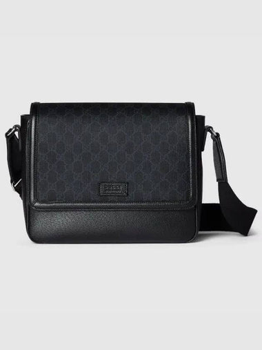 Tag Medium GG Cross Bag Black - GUCCI - BALAAN 1