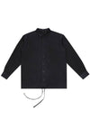 Oversized Balloon Shirt Black MSH2031 - IFELSE - BALAAN 1