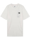 Logo Cotton Short Sleeve T-Shirt White - CP COMPANY - BALAAN 4