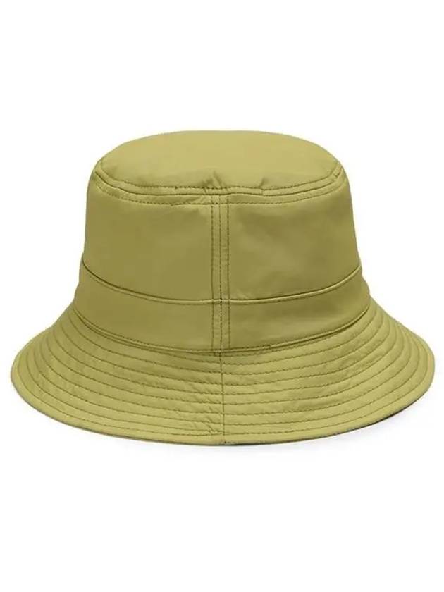 Logo Applique Bucket Hat Green - GANNI - BALAAN 4