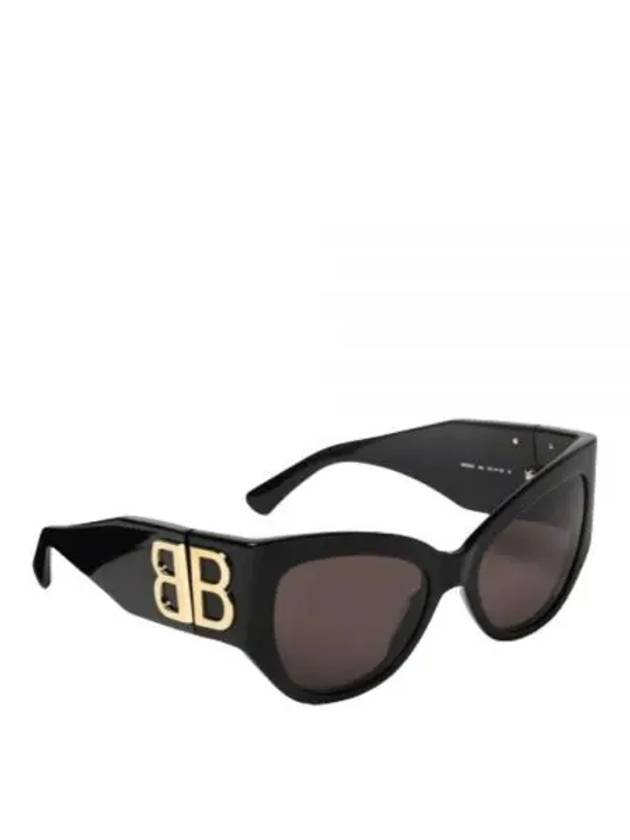 BB Logo Cat-Eye Sunglasses Black - BALENCIAGA - BALAAN 2