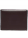 Men's Leather V Logo Signature Card Wallet Brown - VALENTINO - BALAAN 5