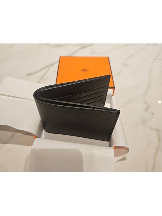 Citizen Twill Card Wallet Noir - HERMES - BALAAN 7