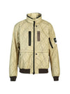 Wappen Geometric Zip-up Jacket Light Khaki - STONE ISLAND - BALAAN 1