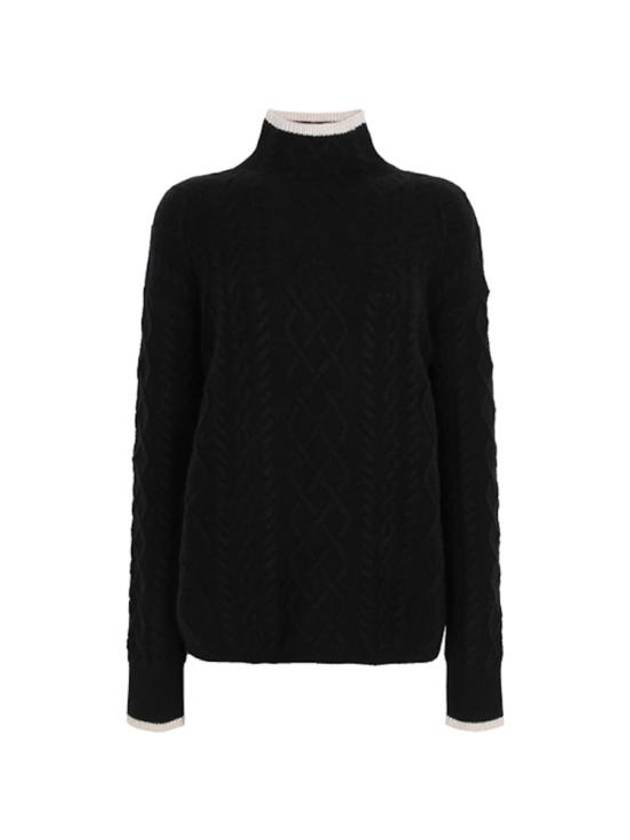 Turtleneck 29366093 015 29366093600 Black - MAX MARA - BALAAN 1