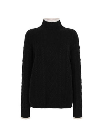 Turtleneck 29366093 015 29366093600 Black - MAX MARA - BALAAN 1