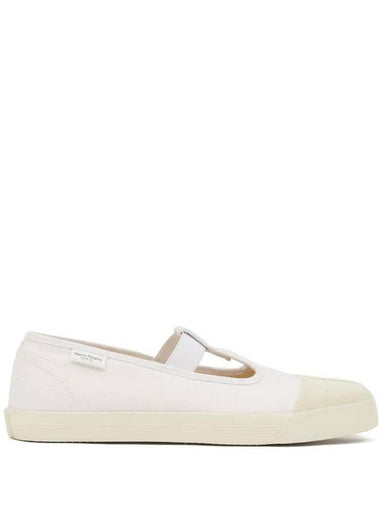 On The Deck Tabi Cotton Ballerina Flats Shoes White - MAISON MARGIELA - BALAAN 1