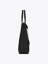 Shopping Toy Supple Leather Tote Bag Black - SAINT LAURENT - BALAAN 5