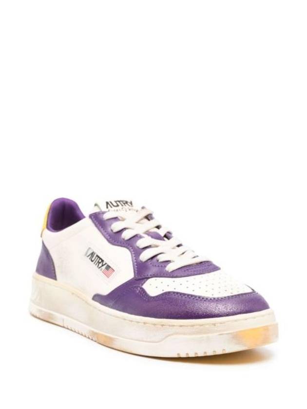 Super Vintage Low Top Sneakers Purple - AUTRY - BALAAN 3