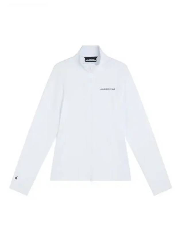 Melker Mid Layer Zip-Up Jacket White - J.LINDEBERG - BALAAN 2