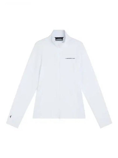 Melker Mid Layer Zip-Up Jacket White - J.LINDEBERG - BALAAN 2