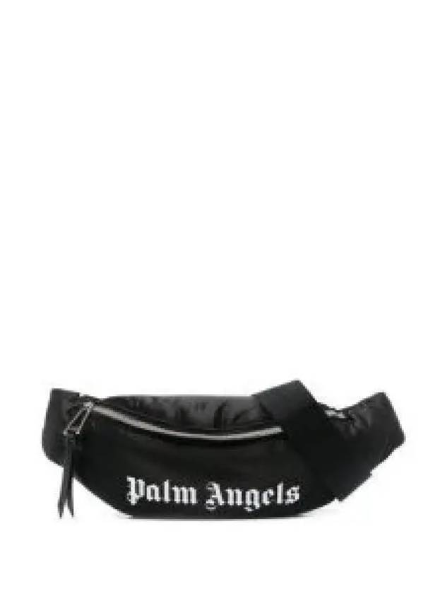 Logo Nylon Pouch Belt Bag Black - PALM ANGELS - BALAAN 2