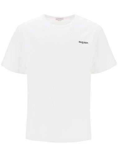 Short Sleeve T-Shirt 776281QXAAB 0965 White - ALEXANDER MCQUEEN - BALAAN 1