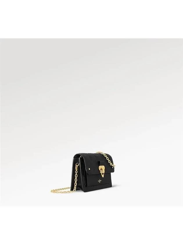 Vavin Chain Monogram Empreinte Shoulder Bag Black - LOUIS VUITTON - BALAAN 3