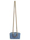 By The Way FF ​​Logo Denim Mini Tote Bag Light Blue - FENDI - BALAAN 7