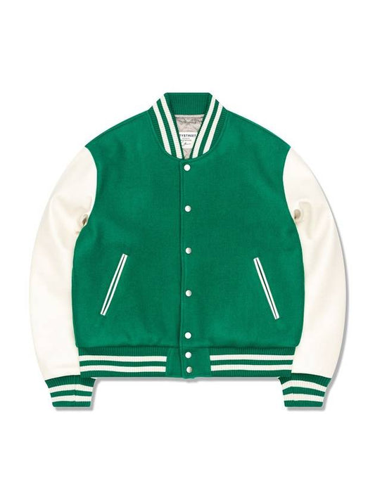 CLASSIC VARSITY JACKET GREEN - CITYSTREET - BALAAN 2