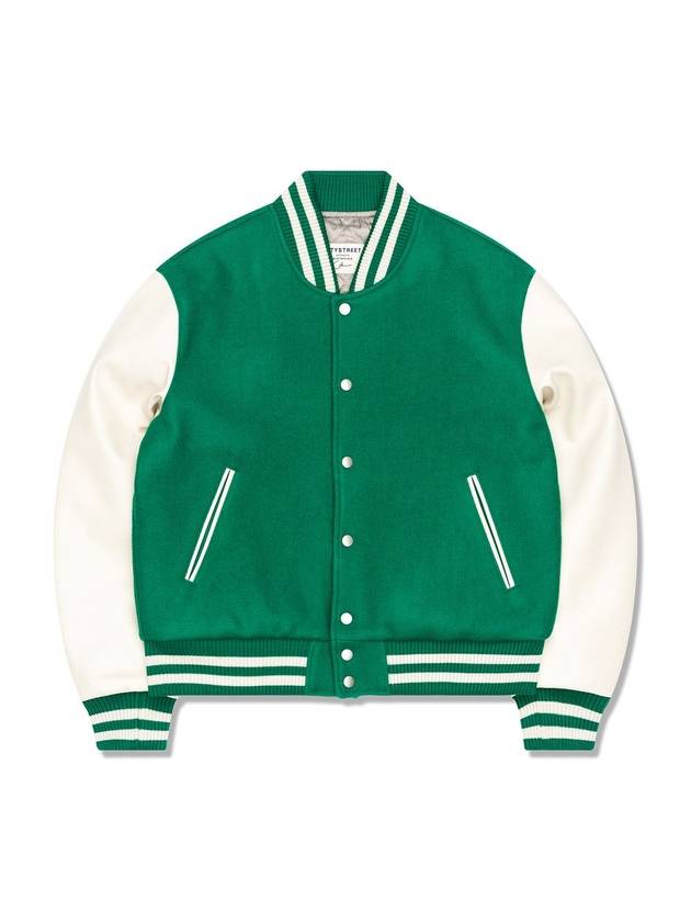 Classic Varsity Jacket Green - CITYSTREET - BALAAN 1