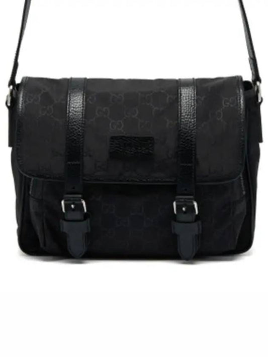 GG Microsima Nylon Messenger Bag Black - GUCCI - BALAAN 2