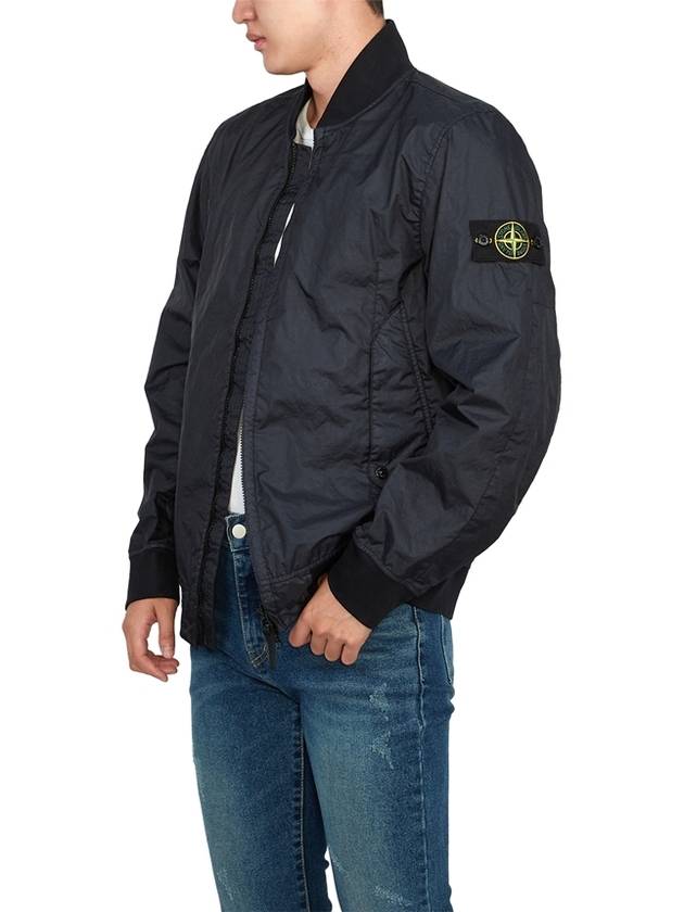 Membrana 3L TC Bomber Jacket Navy - STONE ISLAND - BALAAN 6