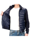 COLLIN Z COLLIN Z NAVY men's down lightweight padded jacket - MACKAGE - BALAAN 6