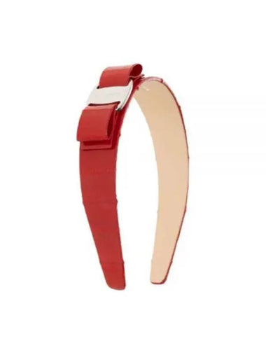 Vara Bow Hairband Red - SALVATORE FERRAGAMO - BALAAN 1