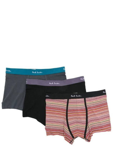 logo waistband cotton briefs pack of three M1A914M3PK42 - PAUL SMITH - BALAAN 1