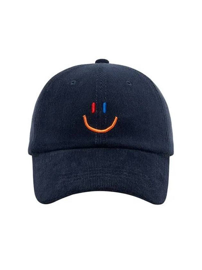 LaLa Corduroy Ball Cap Navy - LALA SMILE - BALAAN 2