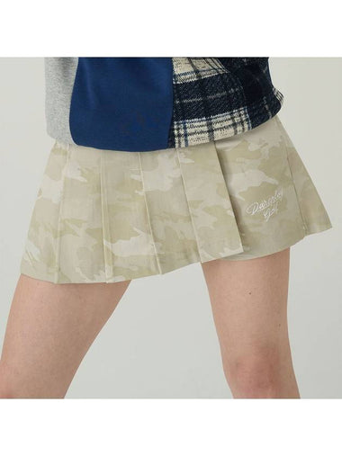 Camouflage Pant SkirtBeige - DAREPLAY - BALAAN 1