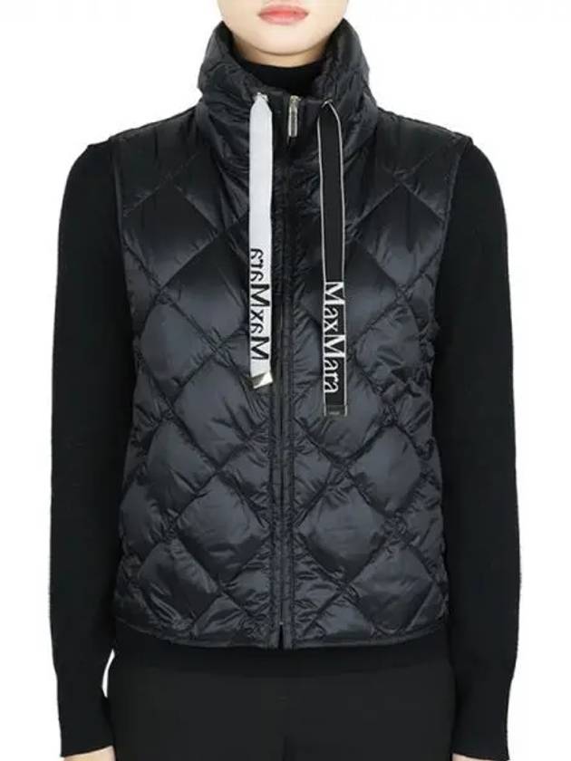 Tregic Water Repellant Technical Canvas Vest Black - MAX MARA - BALAAN 2