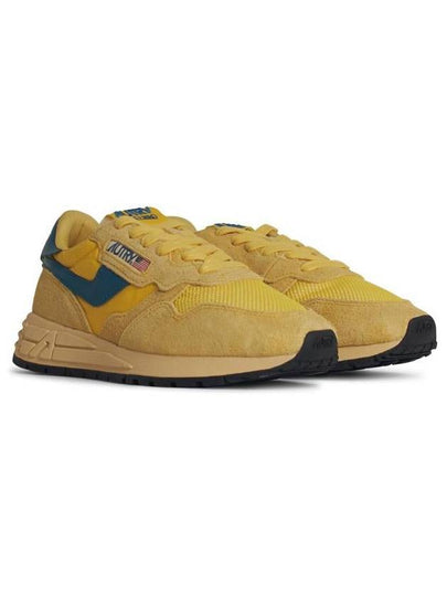 Autry 'Reelwind' Yellow Suede Sneakers - AUTRY - BALAAN 2