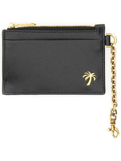 Card Holder WITH Chain Palm Beach PWND003F22LEA0011076 B0040194638 - PALM ANGELS - BALAAN 2