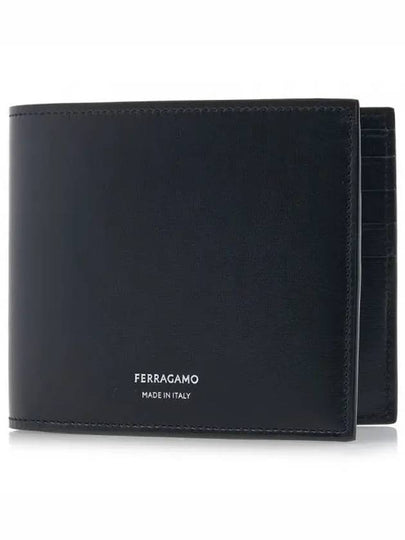 Logo Detail Classic Half Wallet Black - SALVATORE FERRAGAMO - BALAAN 2