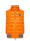 Logo Padded Vest Orange - BURBERRY - BALAAN 2