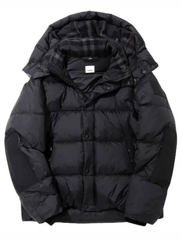 Detachable Sleeve Hooded Puffer Jacket Men s Vest - BURBERRY - BALAAN 1