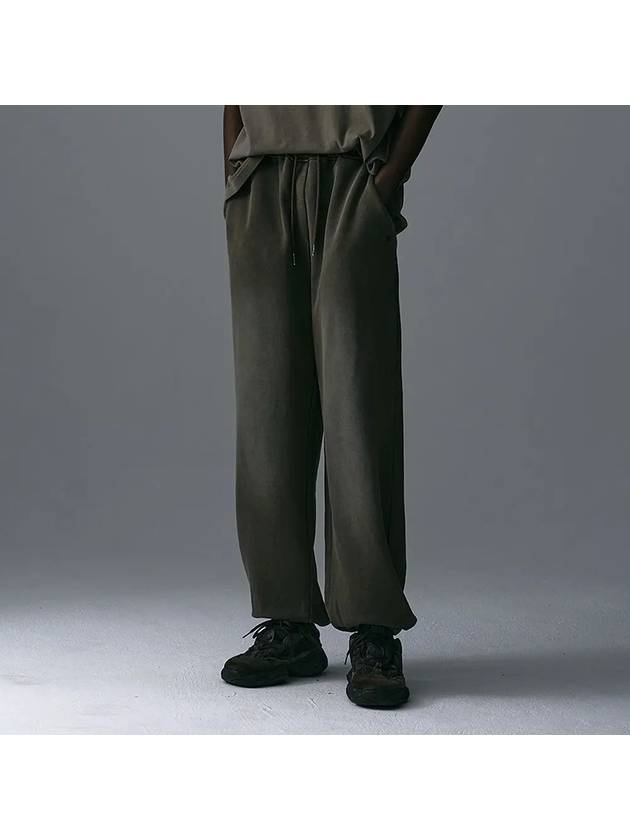 Sunbleach Wide Sweatpants Khaki - THEANTIPLATFORM - BALAAN 1