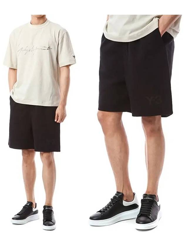 Y 3 M CL TRY SHORTS Logo Training Half Pants FN3394 - YOHJI YAMAMOTO - BALAAN 1