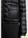 Lans Short Down Jacket Black - MONCLER - BALAAN 7