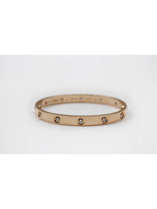 Love Diamond 10P Pink Gold Bracelet No 17 B6070217 - CARTIER - BALAAN 4