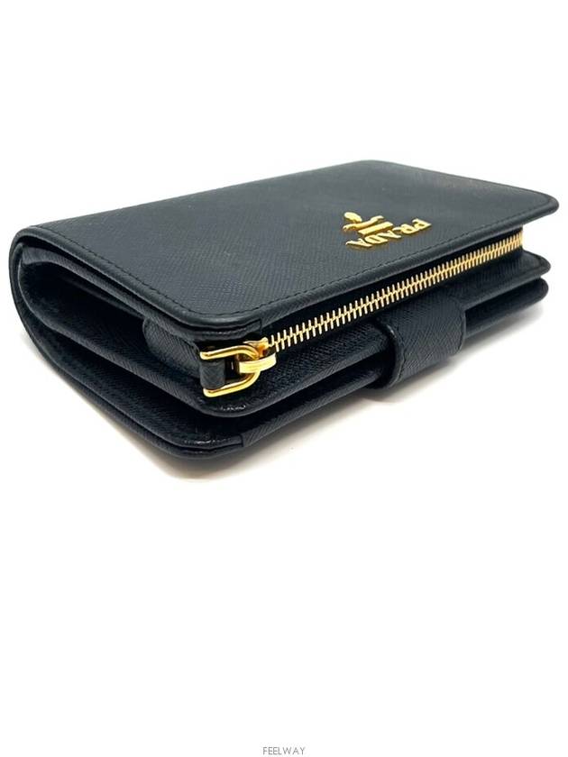 Daol Sangin Store Saffiano Zipper Medium Wallet 1ML225 Condition A - PRADA - BALAAN 3