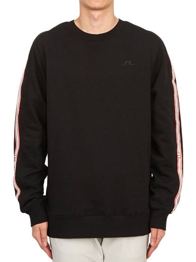 Sneaky Crew Neck Sweatshirt Black - J.LINDEBERG - BALAAN 2