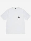 Basic Short Sleeve T-Shirt White - STUSSY - BALAAN 4