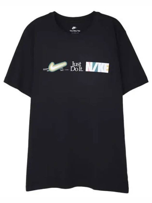 New DNA Short Sleeves T Shirt Black - NIKE - BALAAN 1